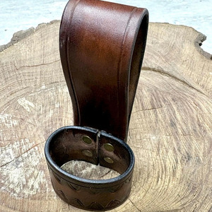 Soporte de cuero al por mayor para martillo, presilla resistente para cinturón de herramientas, para carpintero, construcción, ropa de trabajo premium duradera hecha a mano, en venta. - Product Image 3