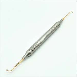 Elevador de periostio (raspador) de acero inoxidable reutilizable manual, mango hueco de 180 mm, doble extremo de 3 mm/3 mm - Product Image 4