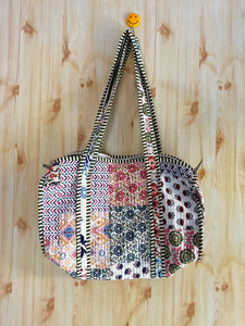Sac fourre-tout matelassé léger de style vintage, grande capacité, en coton, pour femmes, vente en gros - Product Image 2