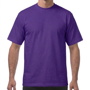 Camiseta Personalizada de Manga Corta para Hombre, Cuello Redondo, Color Morado, 100% Algodón Jersey, Corte Regular, Estilo Casual, con Logotipo Personalizado - Product Image 3