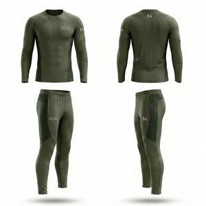 Ensemble de sport à manches longues Titan Shield Athletic Compression Performance Fit MALUZA INDUSTRIES Vêtements d'entraînement - Product Image 1