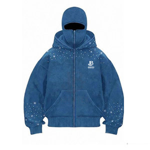 Balaclavas et sweats à capuche pour hommes, pour usage extérieur, avec strass, modèles variés, style basique et tendance. - Product Image 1