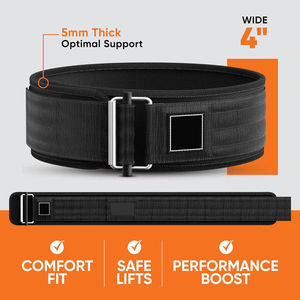 Cinturón de Levantamiento de Pesas Unisex de Neopreno Transpirable de Alta Calidad, Cinturón de Entrenamiento para Peso Muerto con Logotipo Personalizado - Precio al por Mayor - Product Image 2