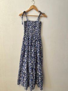 Trendy Indian Block Print Women's Girls' Pure Cotton Maxi Dress Casual Summer Evening Party <b>Long</b> Midi Bulk Natural Pattern Hot! - Product Image 2