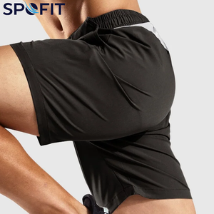 Shorts Deportivos Casuales para Hombre, Diseño Personalizado con Logotipo, Cintura Elástica, 100% Poliéster, para Gimnasio, Fitness, Running y Entrenamiento, Venta al Por Mayor - Product Image 4