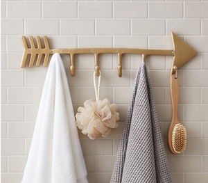 Gancho de Pared Metálico Premium Golden Arrow con Acabado Pulido Espejo y Diseño Elegante, Perfecto para Decoración del Hogar con Estilo - Product Image 6