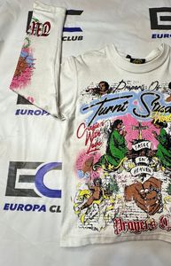 เสื้อยืดแขนยาวผ้าฝ้ายออร์แกนิคคอกลมสำหรับสตรีทเสื้อยืดแขนยาวพิมพ์ลายสไตล์สตรีท DTG - Product Image 3