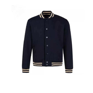 แจ็คเก็ตเบสบอลไซส์ใหญ่รุ่นล่าสุด ราคาถูก ปักโลโก้แบบกำหนดเอง แจ็คเก็ต Letterman Varsity สำหรับผู้ชาย - Product Image 3