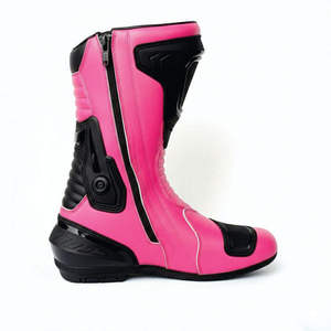 Custom Made Winter <b>Summer</b> Windproof Genuine Leather Motorcycle Racing <b>Boots</b> Waterproof Breathable Comfortable Unisex - Product Image 2