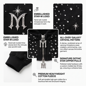 Sudadera con Capucha Personalizada con Pedrería, ODM, Marca Privada, Sudadera con Capucha Decorada con Cristales, Sudadera Brillante de Moda, Venta al por Mayor, MOQ, Lote - Product Image 6