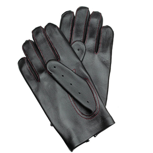 Guantes de Conducción de Cuero Genuino para Motocicleta, Protección de Palma Antideslizante, Transpirables, Unisex, para Todas las Estaciones - Product Image 3