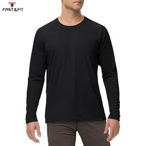 Camiseta de Manga Larga para MMA, Protección UV, Secado Rápido, Transpirable, Poliéster/Nailon, para Hombre, en Oferta - Product Image 1