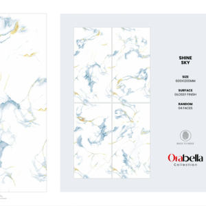 Azulejo de Porcelana de Lujo con Acabado Brillante 600x1200, Superficie de Alto Brillo Premium, Gran Tamaño, Diseño Interior y Exterior - Product Image 1