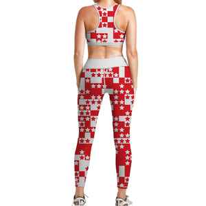Conjunto deportivo de dos piezas para mujer, leggings de cintura alta sin costuras, ropa de gimnasio para entrenamiento. - Product Image 3