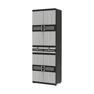<b>Large</b> Capacity Plastic <b>Wardrobe</b> Cabinet with Drawer & Hanger for Clothing Storage Bedroom Furniture - Product Image 6