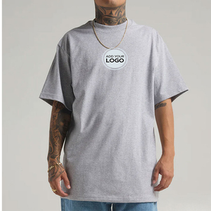 เสื้อยืดโอเวอร์ไซส์ทรงหลวม คอวี แบบไม่มีลาย สำหรับขายส่ง - Product Image 1