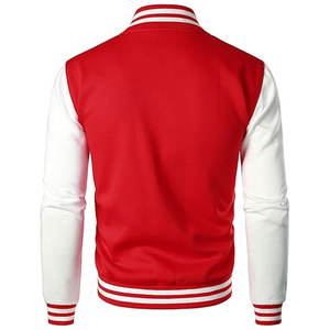 Chaqueta Varsity de Cuero Genuino de Alta Calidad para Hombre, Otoño Invierno, Reversible, Estilo Béisbol Simple, Chaqueta Casual Tipo Letterman - Product Image 6