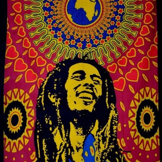 Mandala Indiana Hippie Arazzi Appeso A Parete Arazzo Indiano Unico Hippy Mandala Bellissimo Copriletto Fatto A Mano Decorazioni Da Parete Queen Tapestry (Orange Tie&amp;Dye Trident, 86" X 94