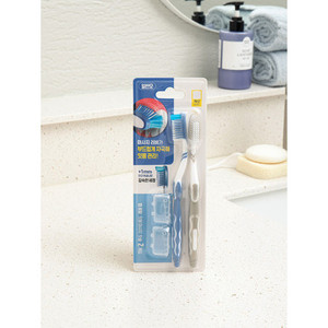 Lot de 2 brosses à dents de massage pour améliorer les soins bucco-dentaires - Product Image 1