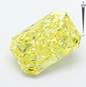 Diamante Cultivado en Laboratorio con Certificación IGI, Corte Radiante de 3.85 CT, Color Amarillo Intenso Fantasía, Claridad VS1, CVD LG 792671555, ROYAL GEMS PARA JOYERÍA - Product Image 1