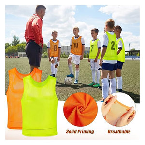 Chalecos de Entrenamiento de Malla de Nailon para Equipos, Chalecos Deportivos, Camisetas, Chalecos de Entrenamiento para Adultos, Baloncesto, Fútbol, Fútbol Americano, Transpirables y Ligeros - Product Image 3