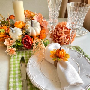 Anneaux de serviette Dark Elegance pour Halloween – Accents décoratifs haut de gamme pour tables à thème - Product Image 6