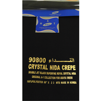 Tissu d'abaya 100% polyester, échantillon de teinture OEM, couleur résistante, pliage de vêtements, import d'abaya, vêtements classiques de créateur.