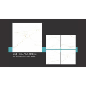 Baldosas de Porcelana para Piso de 60x60 cm, Acabado Brillante, Calidad Premium, 600x600 mm, Decoración de Hogar de Lujo, Piso Residencial Pulido - Product Image 3