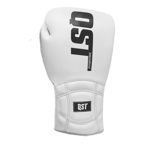 Guantes de boxeo con cordones al por mayor de fábrica profesional Empuñaduras de mano Diseño de logotipo personalizable para Muay Thai MMA Training Leather - Product Image 2
