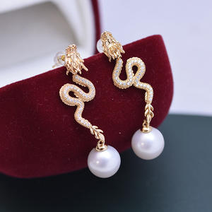 Boucles d'oreilles pendantes en perles d'eau douce de 10-11 mm, argent S925, forte brillance, légers défauts, diffusion en direct, mode transfrontalière, vente en gros - Product Image 1