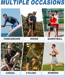 Pantalones Cortos Deportivos para Hombre, de Secado Rápido, Cintura Elástica, para Entrenamiento, Gimnasio, Diseños Personalizados, Pantalones Cortos de Malla - Product Image 4