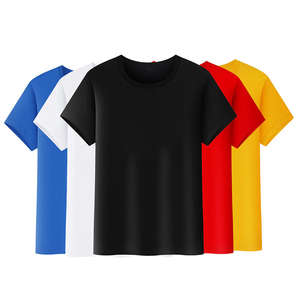 เสื้อยืดใยไผ่แบบเรียบสำหรับพิมพ์ลาย สีขาวและสีดำ แห้งเร็ว ระบายอากาศดี บริการ OEM/ODM เสื้อยืดลำลองผู้ชาย - Product Image 5