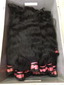 Nouvellement Arrivée Machine Trame Humain Cheveux Bruts En Vrac Bundles avec Emballage De Taille Personnalisée À Vendre Par Les Exportateurs Indiens - Product Image 4