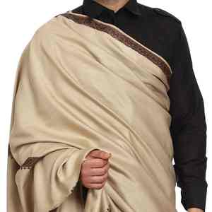Men Winter Wool <b>Shawl</b> Soft Warm Breathable Solid 300g Traditional Office Wear <b>Wrap</b> - Product Image 2