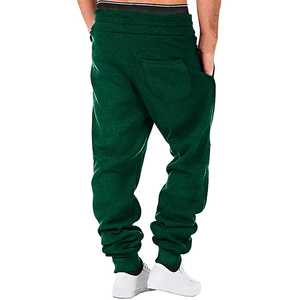 Pantalones Deportivos para Hombre de Alta Calidad, Color Verde, Transpirables, de Secado Rápido, de Algodón y Poliéster, para Gimnasio - Product Image 4