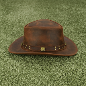 Sombrero de Vaquero de Cuero para Hombre y Mujer, Sombrero de Vaquera Estilo Western, Hecho a Mano - Product Image 5