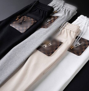 Pantalon Chino Homme Style Sport Décontracté Automne en Stock – Pantalon de Course 100% Coton Léger Coupe Droite Taille Mi-Haute avec Braguette Zippée - Product Image 3