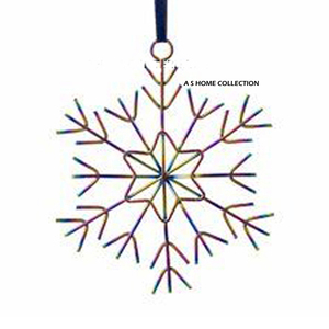 Décorations de Noël suspendues, ornements rustiques en métal galvanisé, taille et forme personnalisées, boîte, Père Noël, décoration de la maison - Product Image 5
