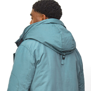 <b>Men's</b> Casual Winter Warm Puffer <b>Jacket</b> <b>White</b> Parka Solid Color Hood Zippered Lined Waterproof Reversible Print Logo Outdoor - Product Image 2