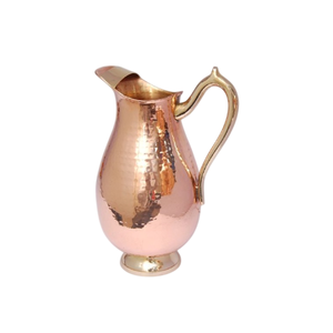 New Arrival Hammered Copper Water Pitcher Vintage Style Durable <b>Jug</b> for <b>Drinks</b> Party Use Pure Copper <b>Jug</b> Pitcher - Product Image 6