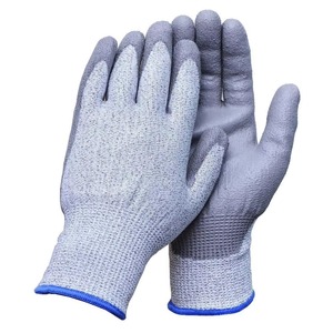 Gants de sécurité imperméables résistants aux coupures / Gants de travail antidérapants anti-coupures / Gants de protection anti-impact en polyester flexible - Product Image 5