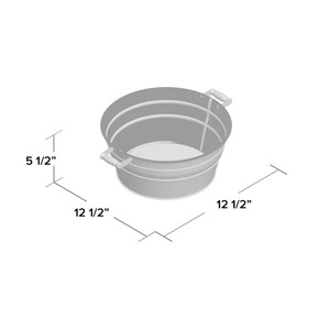 Bac à boissons de luxe en métal galvanisé avec poignées en bois naturel, seau à glace moderne en acier inoxydable pour refroidir le vin - Product Image 3