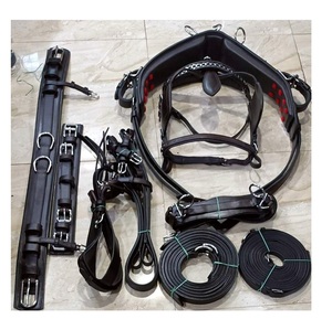<b>Leather</b> Horse <b>Harness</b> Set Safe Racing Riding Gear Comfortable Racing Horse <b>Harness</b> Set Premium <b>Leather</b> horse <b>harness</b> set - Product Image 1