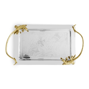 Bandeja de ginkgo moderna de lujo, bandeja de ginkgo para decoración del hogar, bandeja de ginkgo decorativa para servir, bandeja de ginkgo con diseño artístico. - Product Image 5