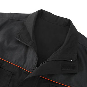 Wholesale Durable Reinforce Elbow Protective Outerwear for <b>Workers</b> Field Workshop Safety Clothing Orange Stripes Workwear <b>Jacket</b> - Product Image 3