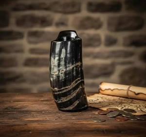 Taza de Cuerno de Búfalo Genuino, Material Ecológico Hecho a Mano, Forma Única, Regalo Perfecto, Artesanía Tradicional, Elección del Coleccionista - Product Image 1