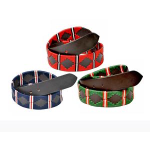 Ceinture POLO Argentine en cuir de vachette pleine fleur 100% avec boucle en laiton - Largeur 32 mm et épaisseur 4 mm - Tan, Noir, Marron antique - Product Image 1