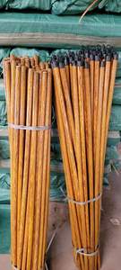 Escoba GMEX con mango de madera y cabezal de plástico – Ecológica, fácil de limpiar, ligera, diseño clásico, escoba doméstica de 120 cm - Product Image 3