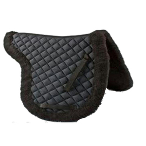 80/20 Poly Cotton Horse Equipment Pad Horse Saddle Pad With Double <b>Ropes</b> Piping - Product Image 3