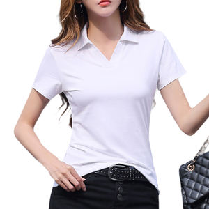 Camiseta Deportiva de Verano de Alta Calidad, Tejida en Poliéster/Algodón, Transpirable y Ecológica, para Mujer, Ideal para Golf, Jogging, Running y Uso Casual - Product Image 6